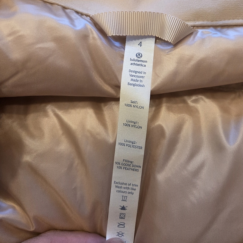 Lululemon Fluffin’ Awesome Vest – Rose Gold - Picture 9 of 10